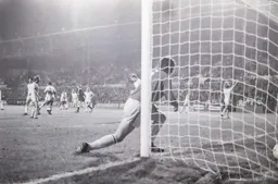 Mike Saxby celebrates his goal