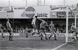 Ricky Hill header hits the bar but he follows up to scorer the winner