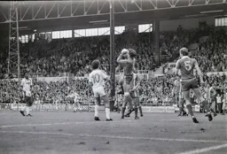 Orient Keeper Mervyn Day makes the ball his