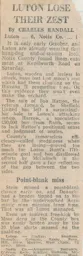 Match Report: Luton Town FC vs Notts County (4th Oct 1980)