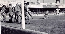 An indirect free-kick from David Moss is headed off the line