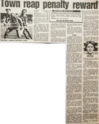 Match Report: Cambridge United vs Luton Town FC (25th Oct 1980)