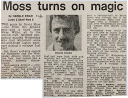 Match Report: Luton Town FC vs Sheffield Wednesday (1st Nov 1980)
