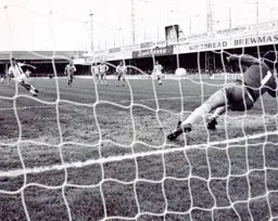 David Moss bangs in Luton's opener from the spot