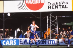 Paul Price up with the attack