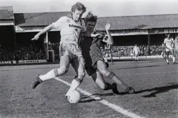 Kirk Stephens about to cross