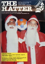 Programme: Luton Town FC vs Chelsea (26th Dec 1980)