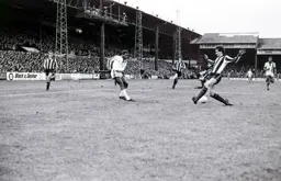 Godfrey Ingram drives in a low cross