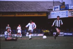 Godfrey Ingram tries to get the Luton attack moving