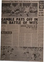 Match Report: Notts County vs Luton Town FC (7th Mar 1981)