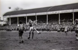 Mike Saxby up with the attack