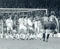 Bristol City's Howard Pritchard fires in the games' opening goal