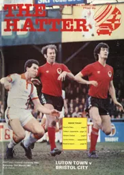 Programme: Luton Town FC vs Bristol City (14th Mar 1981)