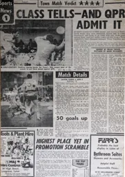 Match Report: Luton Town FC vs Queens Park Rangers (11th Apr 1981)