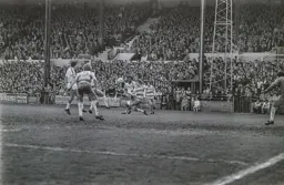 Ricky Hill gets in the action