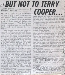 Match Report: Luton Town FC vs Bristol Rovers (18th Apr 1981)