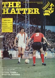 Programme: Luton Town FC vs Bristol Rovers (18th Apr 1981)