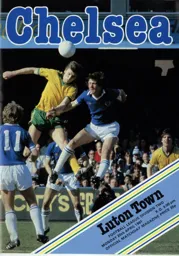 Programme: Chelsea vs Luton Town FC (20th Apr 1981)