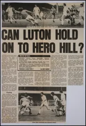 Match Report: Swansea City vs Luton Town FC (27th Apr 1981)