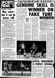 Match Report: Luton Town FC vs Charlton Athletic (29th Aug 1981)