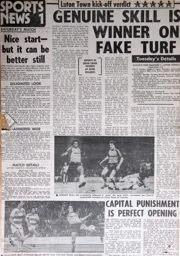 Match Report: Luton Town FC vs Charlton Athletic (29th Aug 1981)