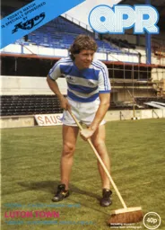 Programme: Queens Park Rangers vs Luton Town FC (1st Sep 1981)