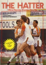 Programme: Luton Town FC vs Sheffield Wednesday (12th Sep 1981)
