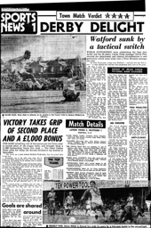 Match Report: Luton Town FC vs Watford (26th Sep 1981)