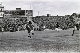 Brian Stein blasts in a shot