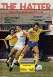 Programme: Luton Town FC vs Watford (26th Sep 1981)
