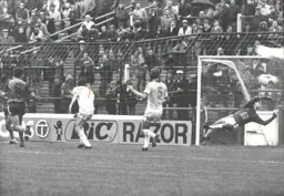 Steve White scores the Town's third goal