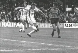 Steve White worries the Orient defence