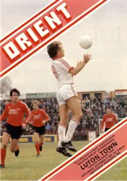 Programme: Orient vs Luton Town FC (3rd Oct 1981)