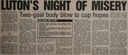 Match Report: Luton Town FC vs Wrexham (6th Oct 1981)