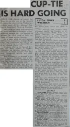 Match Report: Luton Town FC vs Wrexham (6th Oct 1981)