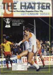 Programme: Luton Town FC vs Wrexham (6th Oct 1981)