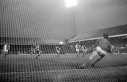 David Moss slots home his penalty to win the match