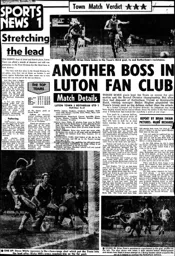 Match Report: Luton Town FC vs Rotherham United (28th Nov 1981)