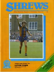 Programme: Shrewsbury Town vs Luton Town FC (5th Dec 1981)