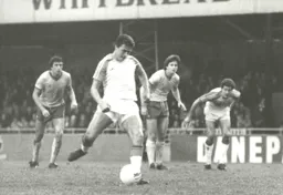 David Moss scores from the spot