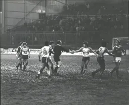 A lottery of a game on a boggy pitch ends scoreless