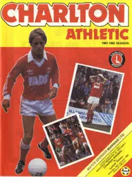 Programme: Charlton Athletic vs Luton Town FC (19th Jan 1982)