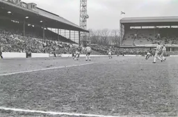 Brian Stein looking to take on a defender