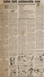 Match Report: Watford vs Luton Town FC (20th Feb 1982)