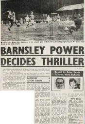 Match Report: Barnsley vs Luton Town FC (16th Mar 1982)