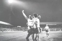 Brian Stein celebrates