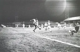 Brian Stein hammers home his second goal