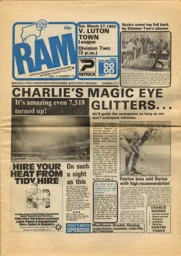 Programme: Derby County vs Luton Town FC (27th Mar 1982)