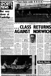 Match Report: Luton Town FC vs Norwich City (12th Apr 1982)
