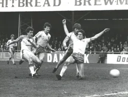 Steve White goes close